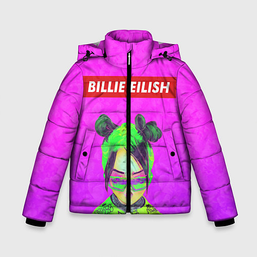 Зимняя куртка для мальчика Billie Eilish / 3D-Черный – фото 1
