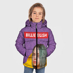 Куртка зимняя для мальчика Billie Eilish, цвет: 3D-черный — фото 2