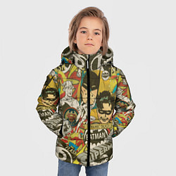 Куртка зимняя для мальчика DC Comics, цвет: 3D-черный — фото 2