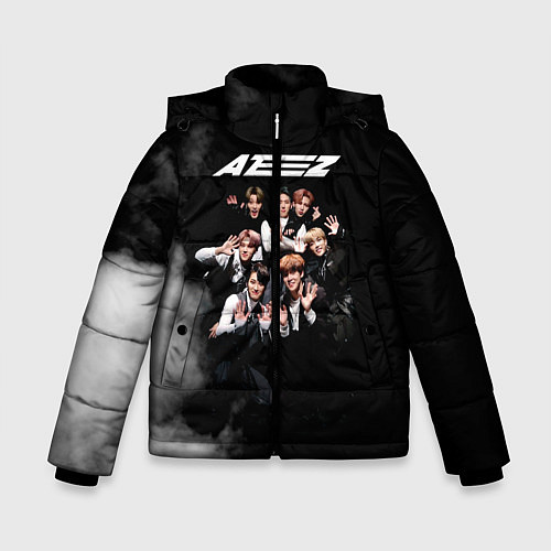 Зимняя куртка для мальчика Ateez / 3D-Черный – фото 1