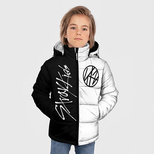 Зимняя куртка для мальчика Stray Kids / 3D-Светло-серый – фото 3