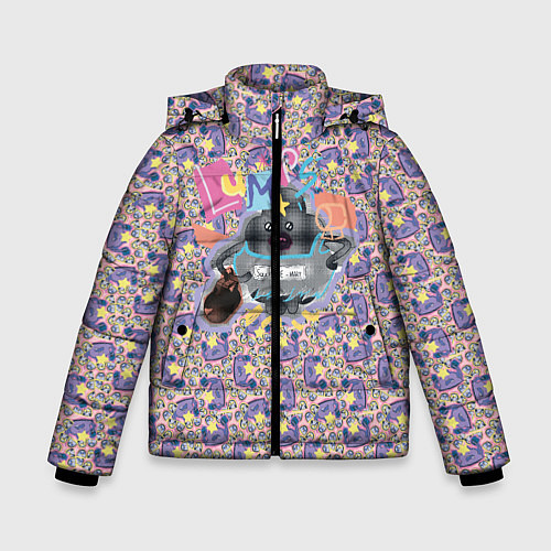 Зимняя куртка для мальчика Lumps / 3D-Черный – фото 1