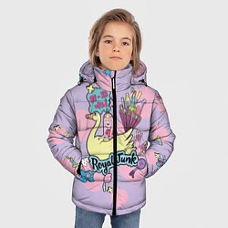 Куртка зимняя для мальчика Royal Junk, цвет: 3D-светло-серый — фото 2