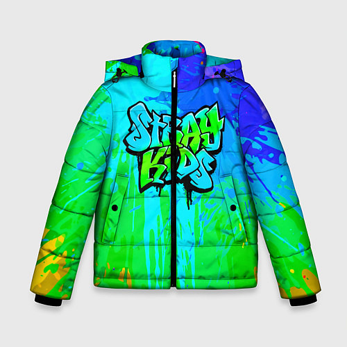 Зимняя куртка для мальчика Stray Kids / 3D-Черный – фото 1