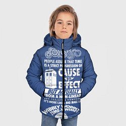 Куртка зимняя для мальчика Doctor Who, цвет: 3D-черный — фото 2