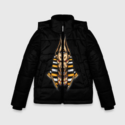 Куртка зимняя для мальчика Anubis, цвет: 3D-черный