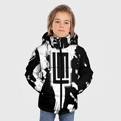 Куртка зимняя для мальчика Lindemann, цвет: 3D-черный — фото 2