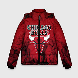 Куртка зимняя для мальчика CHICAGO BULLS, цвет: 3D-черный