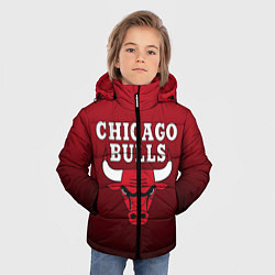 Куртка зимняя для мальчика CHICAGO BULLS, цвет: 3D-красный — фото 2