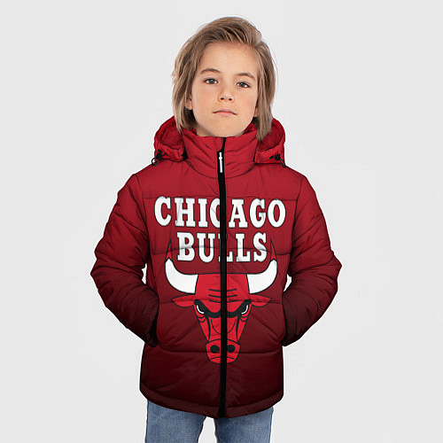 Зимняя куртка для мальчика CHICAGO BULLS / 3D-Красный – фото 3