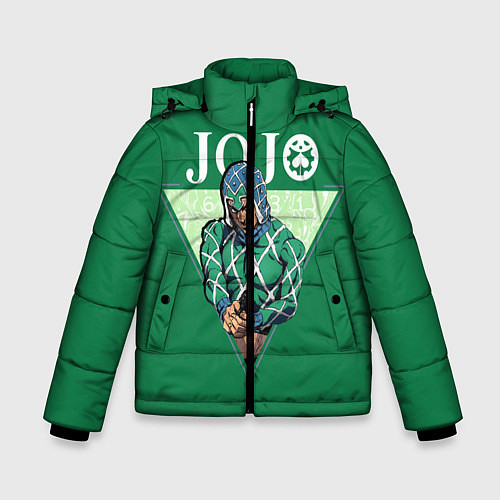 Зимняя куртка для мальчика JoJo Bizarre Adventure / 3D-Черный – фото 1