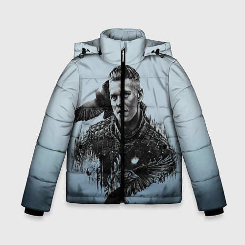 Зимняя куртка для мальчика Vikings / 3D-Черный – фото 1