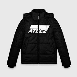 Куртка зимняя для мальчика ATEEZ, цвет: 3D-черный