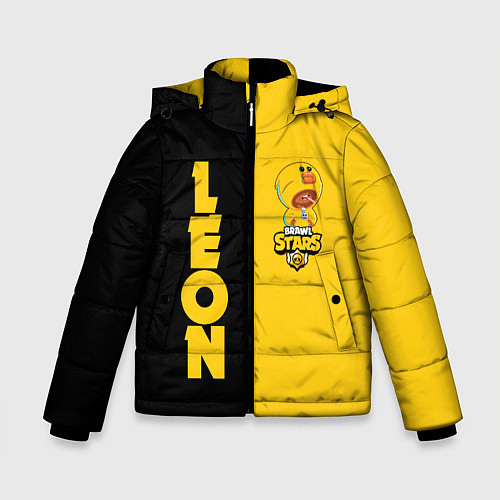 Зимняя куртка для мальчика BRAWL STARS SALLY LEON / 3D-Черный – фото 1
