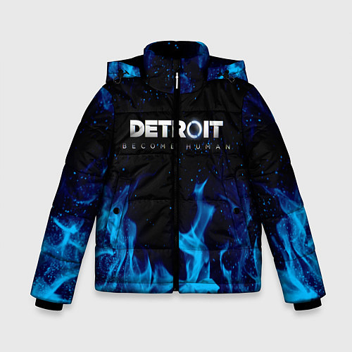 Зимняя куртка для мальчика DETROIT BECOME HUMAN / 3D-Черный – фото 1