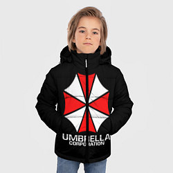 Куртка зимняя для мальчика UMBRELLA CORP, цвет: 3D-красный — фото 2