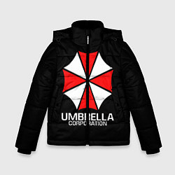 Куртка зимняя для мальчика UMBRELLA CORP, цвет: 3D-черный