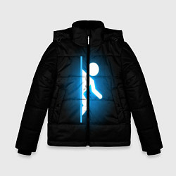 Куртка зимняя для мальчика Portal, цвет: 3D-светло-серый