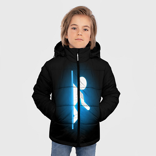 Зимняя куртка для мальчика Portal / 3D-Красный – фото 3