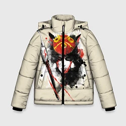 Куртка зимняя для мальчика Princess Mononoke, цвет: 3D-черный