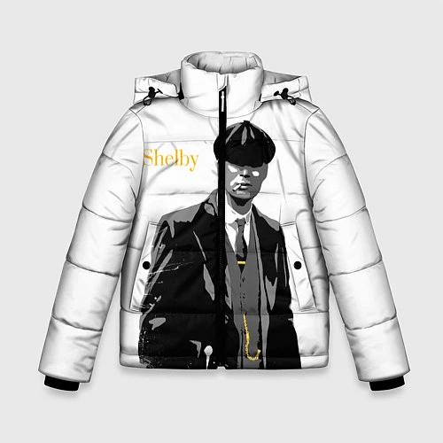 Зимняя куртка для мальчика Томас Шелби / 3D-Черный – фото 1