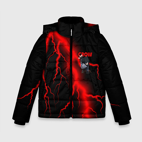 Зимняя куртка для мальчика Brawl Stars CROW / 3D-Черный – фото 1