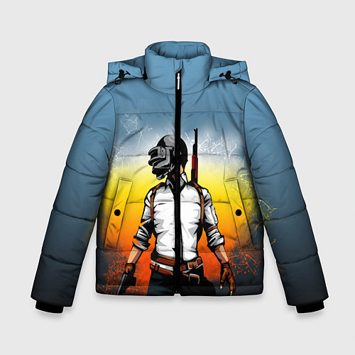 Зимняя куртка для мальчика PUBG / 3D-Черный – фото 1