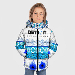 Куртка зимняя для мальчика DETROIT: НОВОГОДНИЙ, цвет: 3D-черный — фото 2