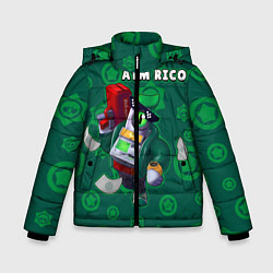 Куртка зимняя для мальчика ATM RICO, цвет: 3D-черный