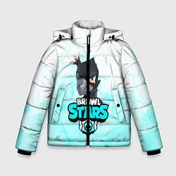 Куртка зимняя для мальчика BRAWL STARS CROW, цвет: 3D-черный