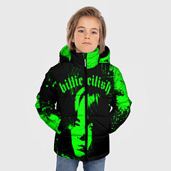 Куртка зимняя для мальчика Billie eilish, цвет: 3D-светло-серый — фото 2