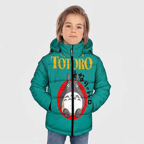 Зимняя куртка для мальчика Totoro / 3D-Светло-серый – фото 3