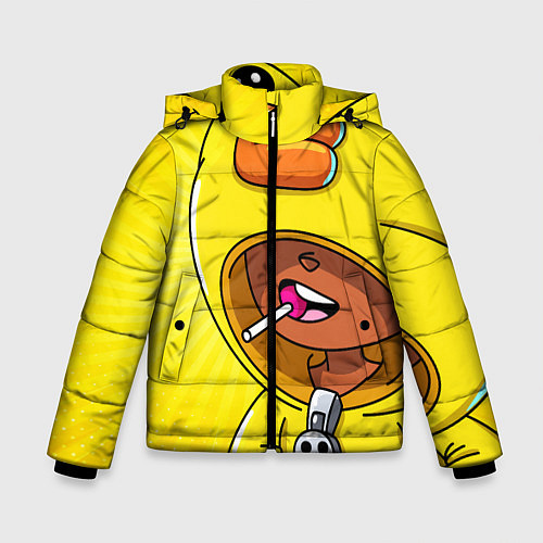 Зимняя куртка для мальчика BRAWL STARS SALLY LEON / 3D-Черный – фото 1