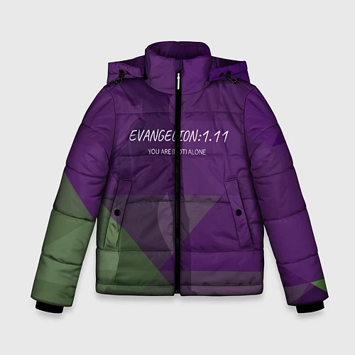 Зимняя куртка для мальчика Evangelion: 111 / 3D-Черный – фото 1