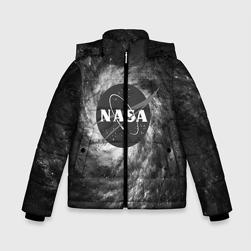 Зимняя куртка для мальчика NASA / 3D-Черный – фото 1