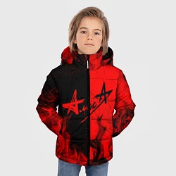Куртка зимняя для мальчика АлисА, цвет: 3D-красный — фото 2