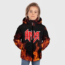 Куртка зимняя для мальчика АРИЯ, цвет: 3D-красный — фото 2