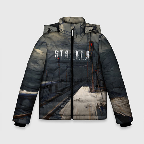 Зимняя куртка для мальчика НОВЫЙ СТАЛКЕР / 3D-Черный – фото 1
