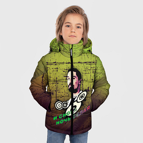 Зимняя куртка для мальчика Дима Билан / 3D-Красный – фото 3