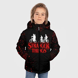 Куртка зимняя для мальчика STRANGER THINGS, цвет: 3D-светло-серый — фото 2