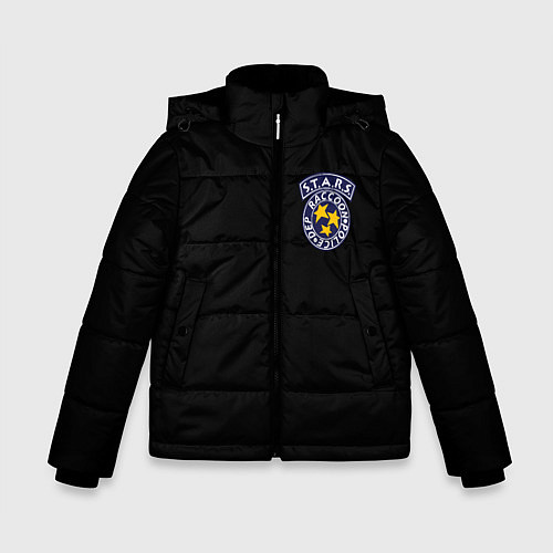Зимняя куртка для мальчика STARS НА СПИНЕ / 3D-Черный – фото 1