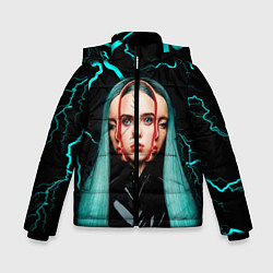 Куртка зимняя для мальчика BILLIE EILISH, цвет: 3D-черный