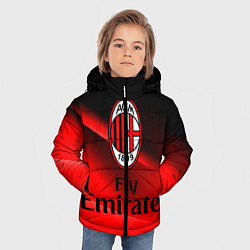 Куртка зимняя для мальчика Милан, цвет: 3D-черный — фото 2