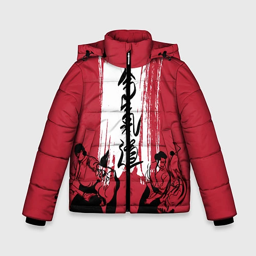 Зимняя куртка для мальчика Айкидо / 3D-Черный – фото 1