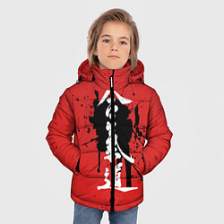 Куртка зимняя для мальчика Айкидо, цвет: 3D-красный — фото 2