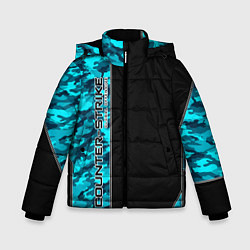 Куртка зимняя для мальчика Counter Strike, цвет: 3D-черный