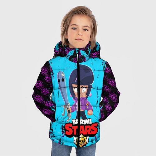 Зимняя куртка для мальчика BRAWL STARS BIBI / 3D-Красный – фото 3