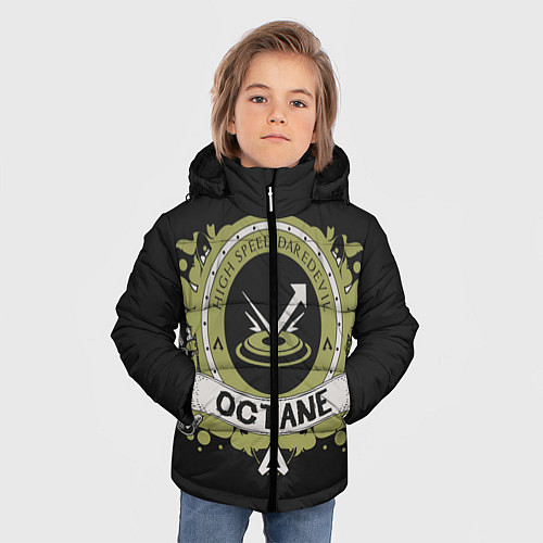 Зимняя куртка для мальчика Apex Legends Octane / 3D-Светло-серый – фото 3