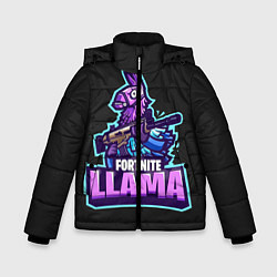Куртка зимняя для мальчика Fortnite LLAMA, цвет: 3D-черный