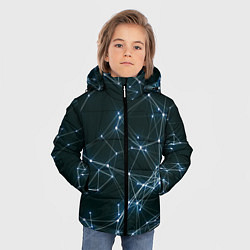 Куртка зимняя для мальчика Нейросети, цвет: 3D-черный — фото 2